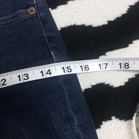 J Crew High Rise Skinny Jeans Exposed Buttons Size 25 - Picture 11 of 13